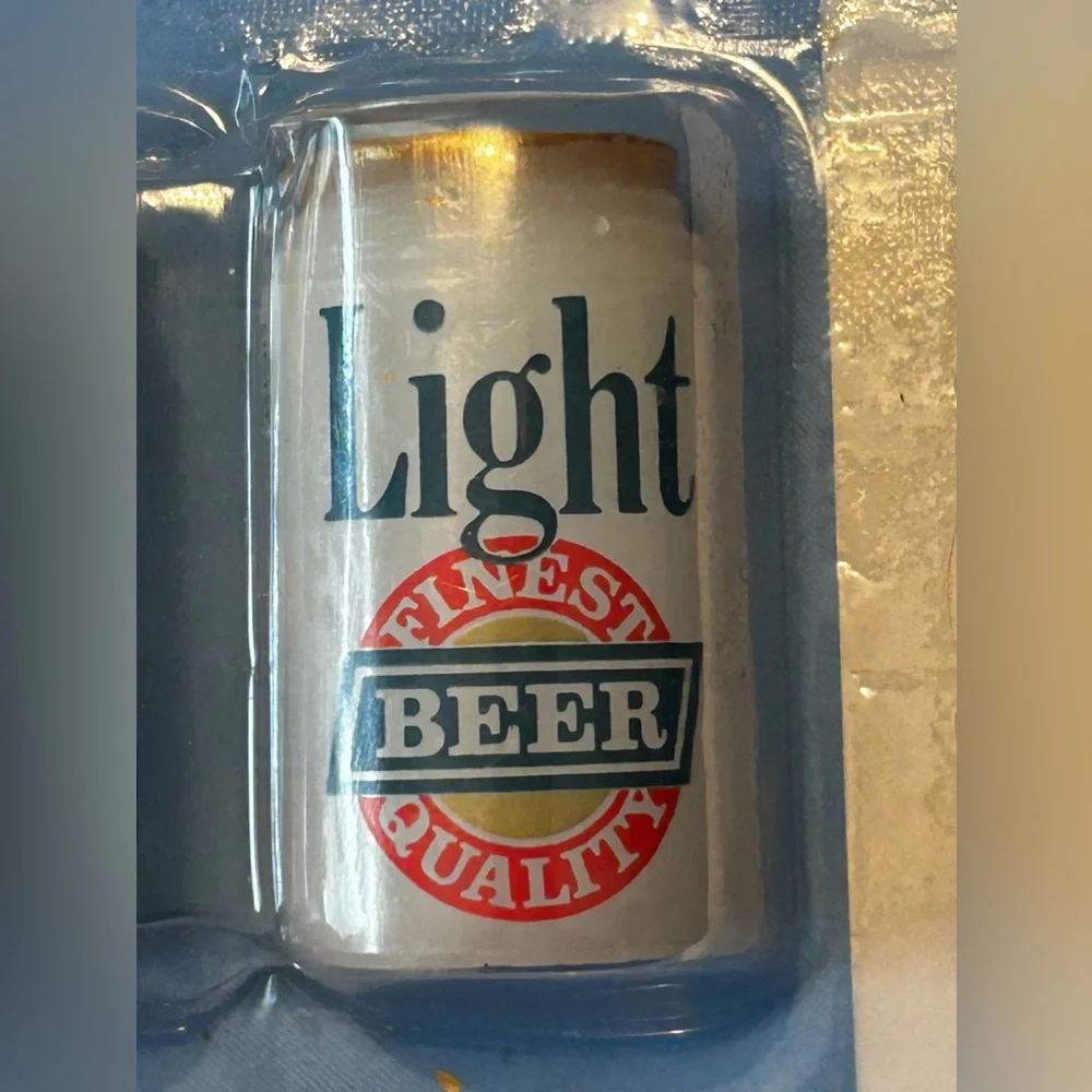 Vintage Wilton Light BEER Candles & Cake Decorations 6-pack for 21st Birthday !!